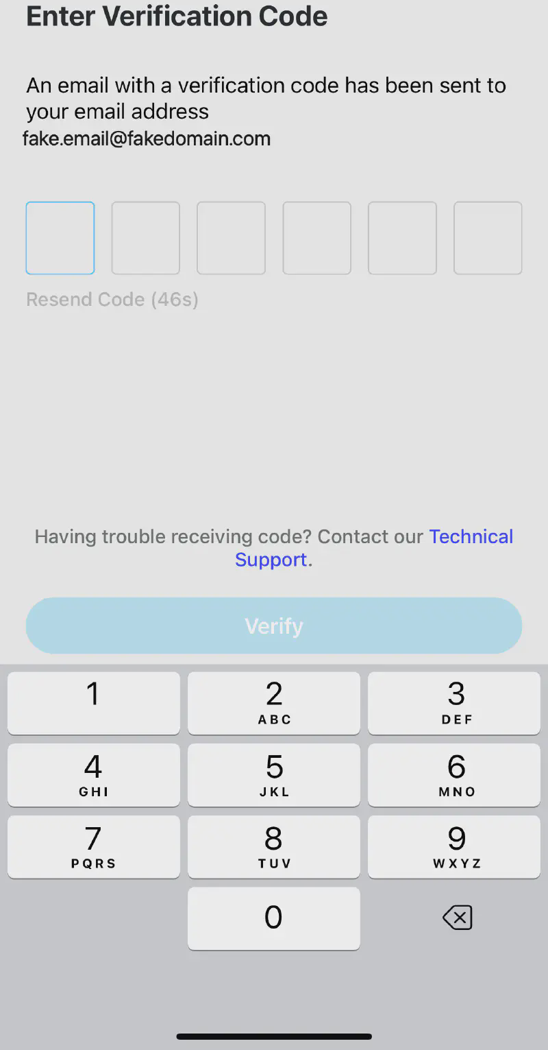 Tapo asking you to verify your e-mail address