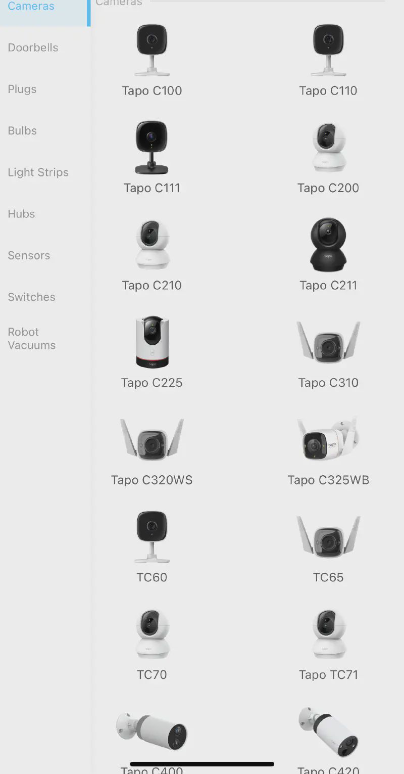 Tap device selection